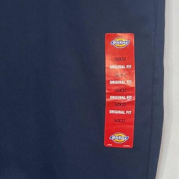 Dickies 874 Original Fit Flex Work Pants Mens 50 X 32 Blue New Durable - Picture 11 of 11
